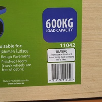 Easyroll Xcalibur Heavy Duty Dolly 600kg 900x600mm Appliance Trolley