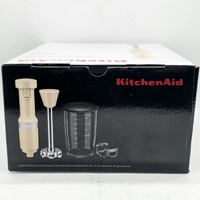 KitchenAid Corded Stick Hand Blender 5KHBV53AAC Variable Speed Almond Cream
