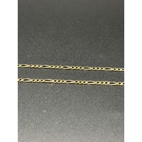 Unisex 9ct Yellow Gold Figaro Link Necklace