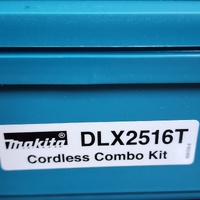 Makita 18V Drill Driver Combo Kit DLX2516T with 5.0Ah Battery and Charger