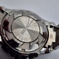 Seiko Coutura Chronograph Silver Dial Quartz Stainless Steel Watch SSB433