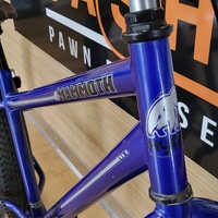 Mammoth Hyper Fat Bike 26in Blue BMX Style Single Speed Disc Brake Pegs