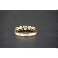 Ladies 18ct Yellow Gold Diamond Band Ring