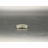 Ladies 18ct White Gold Diamond Cluster Dome Ring