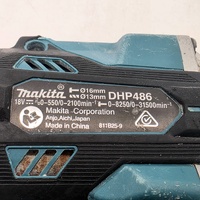 Makita DHP486 18V Brushless Hammer Drill Driver Combo with 5.0Ah Battery