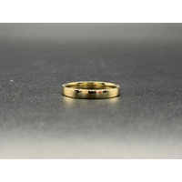 Unisex 10ct Yellow Gold Plain Wedding Band Ring