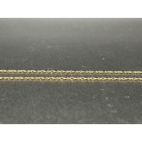 Unisex 9ct Yellow Gold Figaro Link Necklace