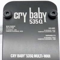 Dunlop 535Q Cry Baby Multi Wah Guitar Effects Pedal Adjustable