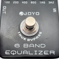 JOYO 6 Band Equalizer Guitar Pedal EQ Effect Footswitch True Bypass