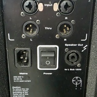HK Audio Linear Sub 1200A Active Subwoofer Black 1200W 240V