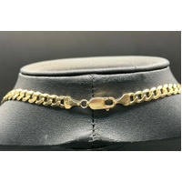 Unisex 9ct Yellow Gold Curb Link Necklace