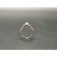Ladies 18ct White Gold Diamond Engagement Ring