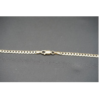 Unisex 9ct Yellow Gold Curb Link Necklace