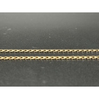 Unisex 9ct Yellow Gold Curb Link Necklace