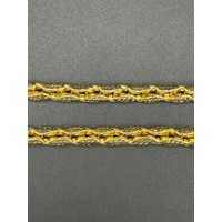 Mens 15ct Yellow Gold Fancy Link Necklace