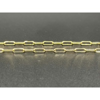 Ladies 18ct Yellow Gold Paperclip Link Necklace