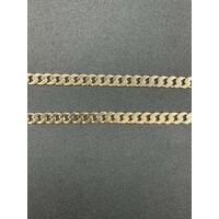 Unisex 14ct Yellow Gold Curb Link Necklace