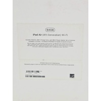 Apple iPad Air 4th Gen 64GB Wi-Fi Sky Blue 10.9in MYFQ2X/A with Box