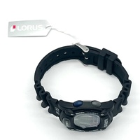Lorus R2351AX-9 Sports Digital Alarm Chronograph Watch Black Blue With Box