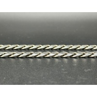 Unisex 925 Sterling Silver Curb Link Necklace