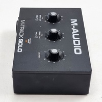 M-Audio M-Track Solo 2-Channel USB Audio Interface w/ USB Cable Phantom Power