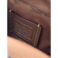 Coach CET69 C2654 Tristan Crossbody Bag 14 Signature Canvas Brown Dust Bag COA