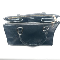 Coach Mini Surrey Carryall Black Leather Satchel Crossbody Bag with COA