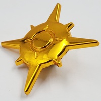 Pokemon Sun Collector's Gold Metal Pin Badge Official Collectible with Display Box