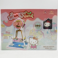 Summer Wunderland Hello Kitty Donut Ship Building Block Set 280PCS