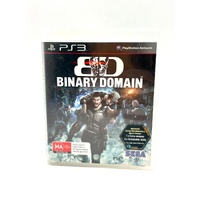 Binary Domain PS3 Sony PlayStation 3 Sega PAL Action Shooter Game
