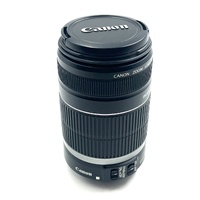 Canon EF-S 55-250mm f/4-5.6 IS Telephoto Zoom Lens Image Stabilizer AF/MF - No Rear Cap