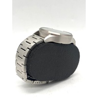 NIXON Sentry Solar Stainless Steel Silver Jasper 40mm Watch 10ATM