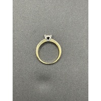 Ladies 18ct Yellow Gold Diamond Band Ring