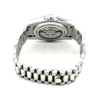 Seiko NH35A Mod Automatic Watch Datejust Style Grey Roman Dial Custom