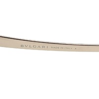 BVLGARI BV6083 2018/8G Womens Cat Eye Sunglasses Black Pale Gold Grey Italy
