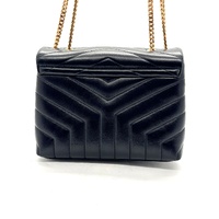 Saint Laurent YSL Small Loulou Puffer Lambskin Small Bag Black + COA