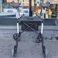 Aspire Vogue Forearm Seat Walker Rollator 150kg White Black