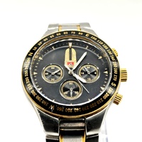 Holden Golden Years Watch 22K Gold Plated Chronograph Steel Mens Collectible
