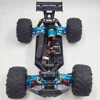 KELEIDI TOYS F-14A 1/10 4WD High Speed Metal Upgraded RC Car 2.4GHz 3 Batteries