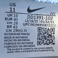 Nike Dunk Low University Blue White Mens Sneakers DD1391-102 Size 11