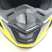 THH TX-15 Slipstream Motocross Helmet Black Yellow Gray L 59-60cm ECE R22-05