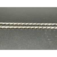 Unisex 925 Sterling Silver Curb Link Necklace