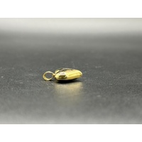 Ladies 18ct Yellow Gold Bubble Heart Pendant