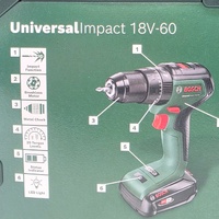 Bosch UniversalImpact 18V-60 Brushless Hammer Drill 2.5Ah Kit with Case