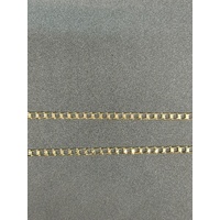 Unisex 9ct Yellow Gold Curb Link Necklace