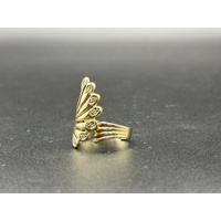 Ladies 9ct Yellow Gold Cubic Zirconia Ring