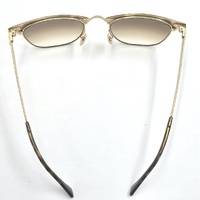 Ray-Ban RB3716 9008/51 Clubmaster Metal Havana Brown Gradient Sunglasses 51mm