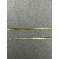 Ladies 18ct Yellow Gold Snake Link Chain with Diamond Pendant