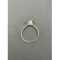 Ladies 18ct Yellow Gold Diamond Ring