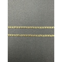 Unisex 9ct Yellow Gold Curb Link Necklace